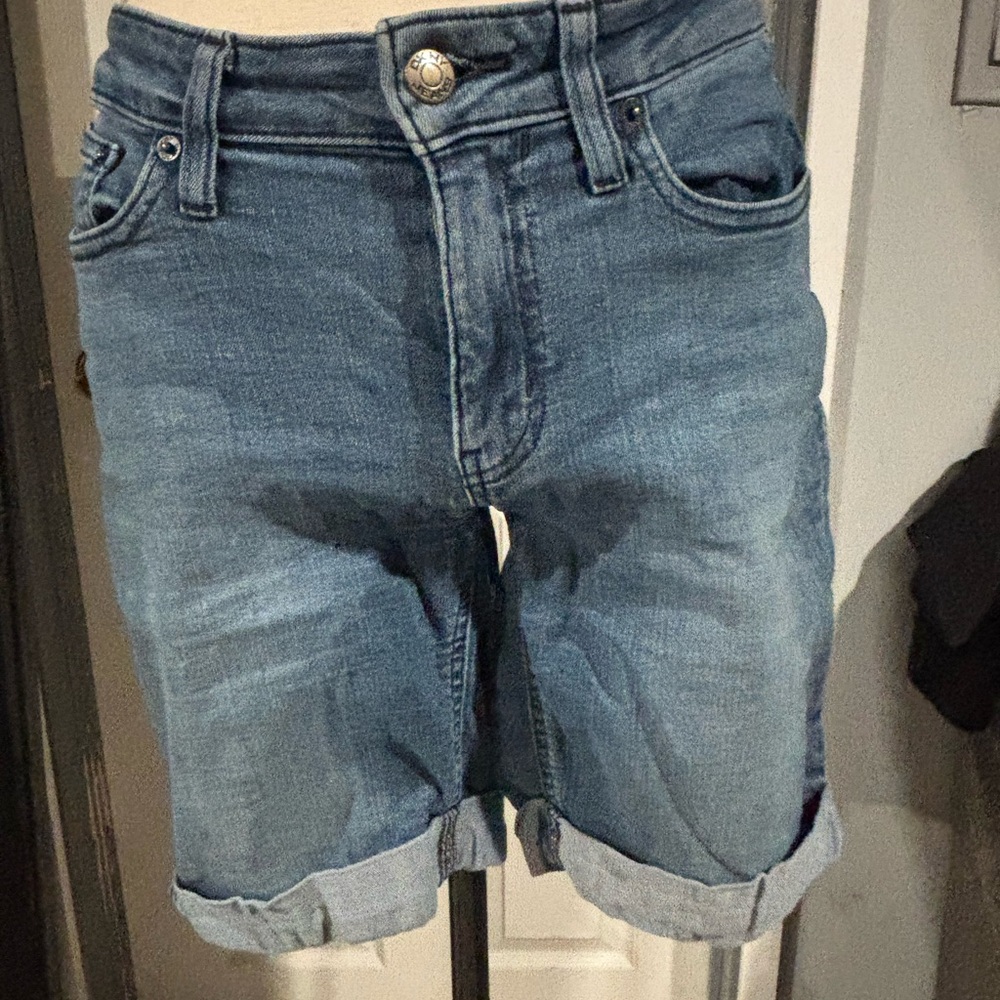 DKNY Casual Blue Denim Long Shorts